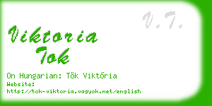 viktoria tok business card